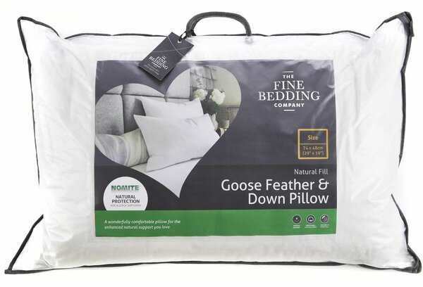 The Fine Bedding Company Goose Feather & Down Pillow