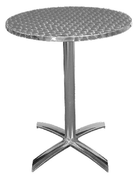 Leit61 Round Bistro Indoor Outdoor Aluminium Flip Top Folding Table
