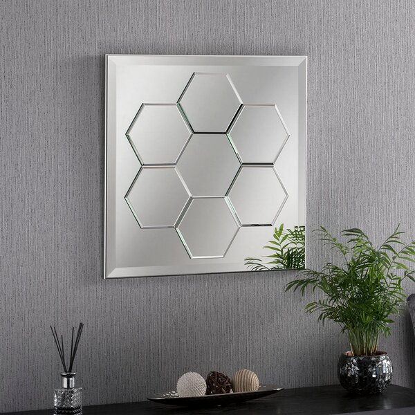 Silver Edge Frame Decorative Wall Mirror