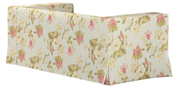 Klippan 2-seater floor length sofa cover with box pleats