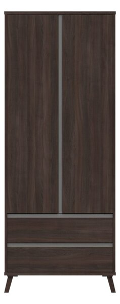 Tamarine Two Door Two Draw Wardrobe Fully Assembled