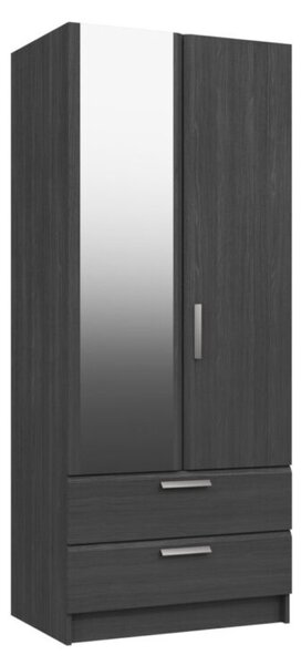 Wister Two Door Two Draw Mirror Wardrobe Fully Assembled