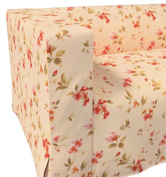 Klippan 2-seater floor length sofa cover with box pleats