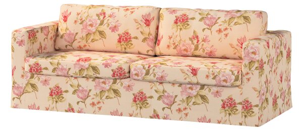 Floor length Karlstad 3-seater sofa cover