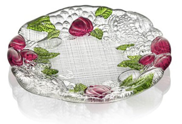 A NIGHT IN PALMIRA PLATE 19CM - Red-Green
