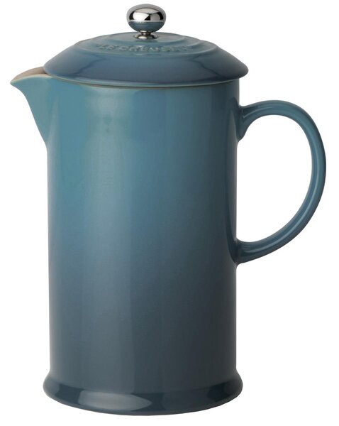 Le Creuset Stoneware Cafetiere With Metal Press Deep Teal