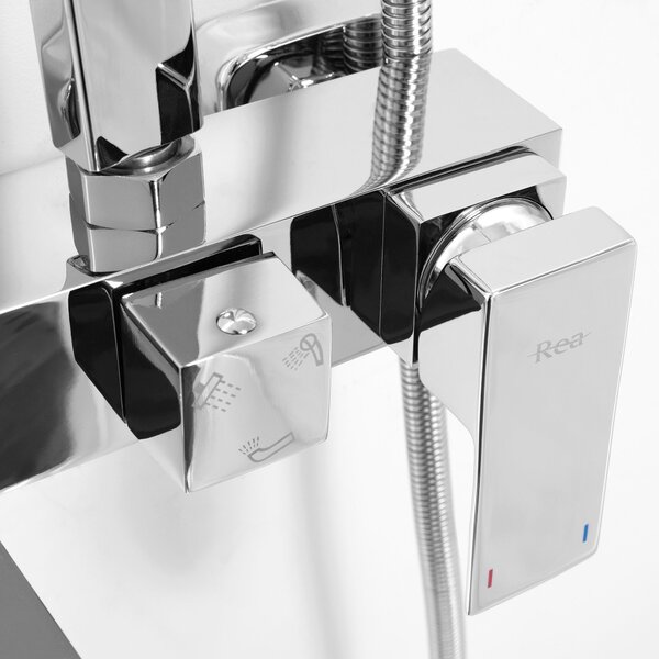 Shower set with shower spout Rea Navaro