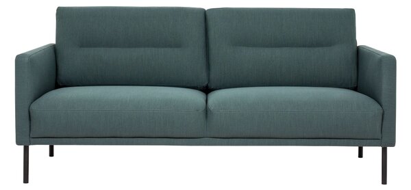 Vickie 2.5 Seater Sofa - Dark Green Black Legs