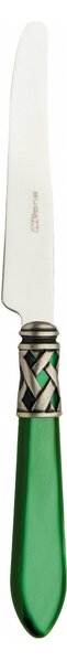 ALADDIN OLD SILVER-PLATED RING 6 DESSERT KNIVES - Green