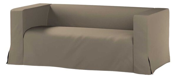 Klippan 2-seater floor length sofa cover with box pleats