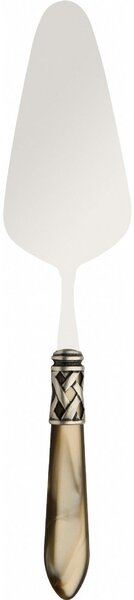 ALADDIN OLD SILVER-PLATED RING CAKE SERVER - Onyx