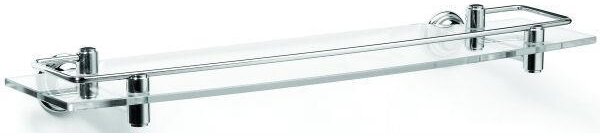 Samuel Heath Fairfield Glass Shelf With Lifting Rail N9543 Chrome Plated