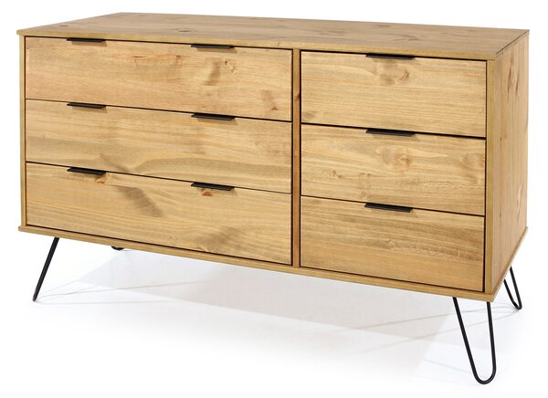 June 3+3 Drawer Wide Chest Of Drawers