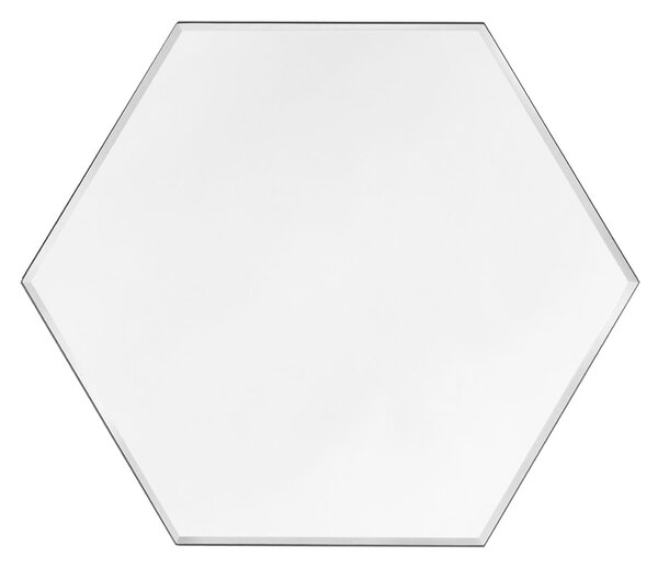 Hexagonal Mirror, 40cm Clear
