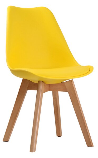 Lovet Chair Yellow (Pack Of 2)