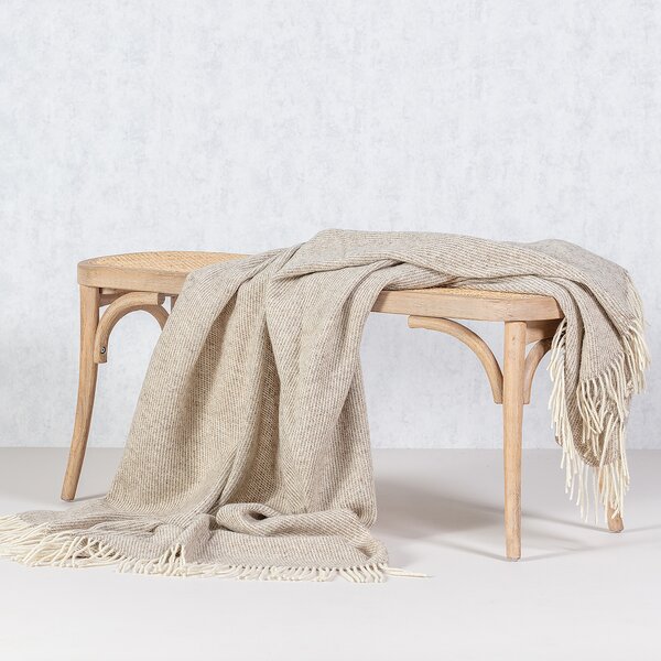 Plaid Zelandia 140x200cm melange natural