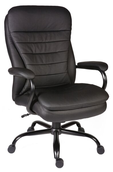 Galio Heavy Duty Computer Office Chair - Leather Faced