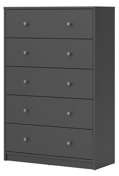 Chest Of 5 Drawers In Grey
