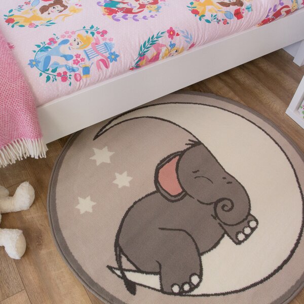 Elephant Kids Nursery Bedroom Rug | Milan