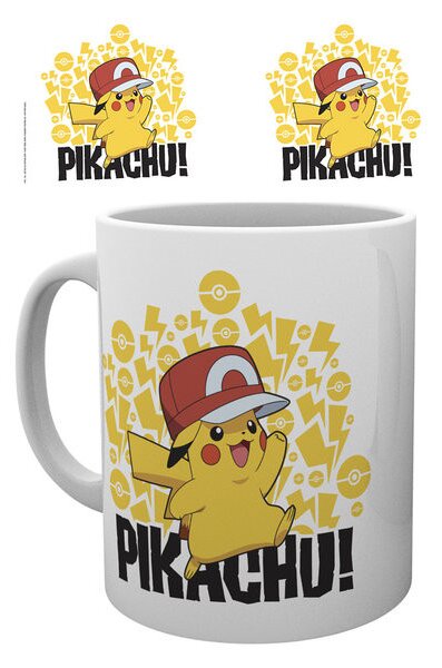 Cup Pokemon - Ash Hat - Pikachu