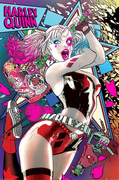 Poster Batman - Harley Quinn Neon, (61 x 91.5 cm)