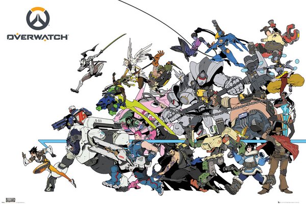 Poster Overwatch - Battle, (61 x 91.5 cm)