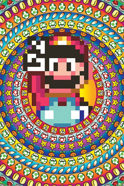 Poster Super Mario - Power Ups, (61 x 91.5 cm)