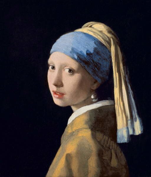 Jan (1632-75) Vermeer - Fine Art Print Girl with a Pearl Earring, c.1665-6, (35 x 40 cm)