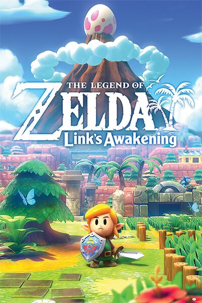 Poster The Legend Of Zelda - Links Awakening, (61 x 91.5 cm)