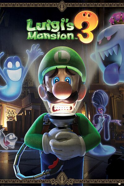 Poster Luigi's Mansion 3 - You're in for a Fright, (61 x 91.5 cm)