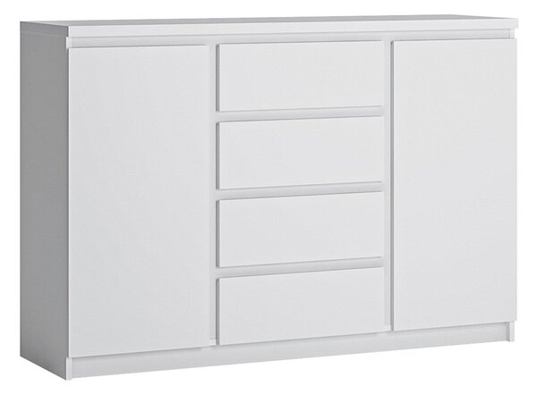 Fribo White 2 Doors & 4 Drawers Sideboard