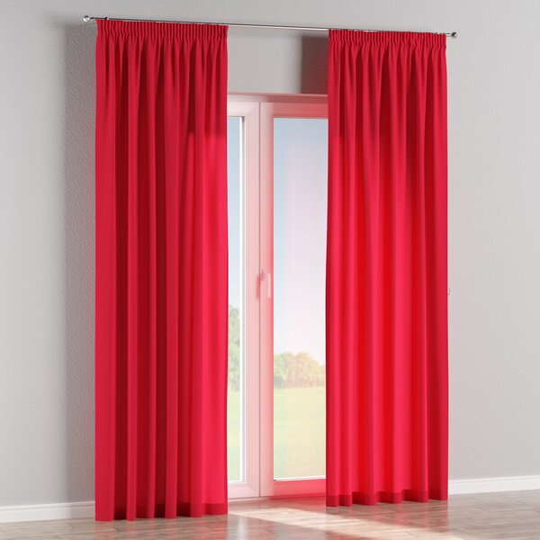 Pencil pleat curtain