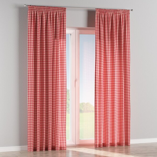 Pencil pleat curtain