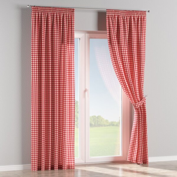 Pencil pleat curtain