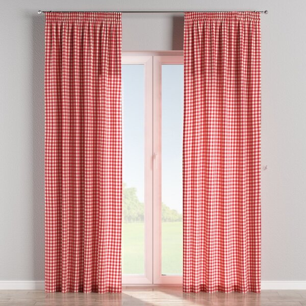 Pencil pleat curtain