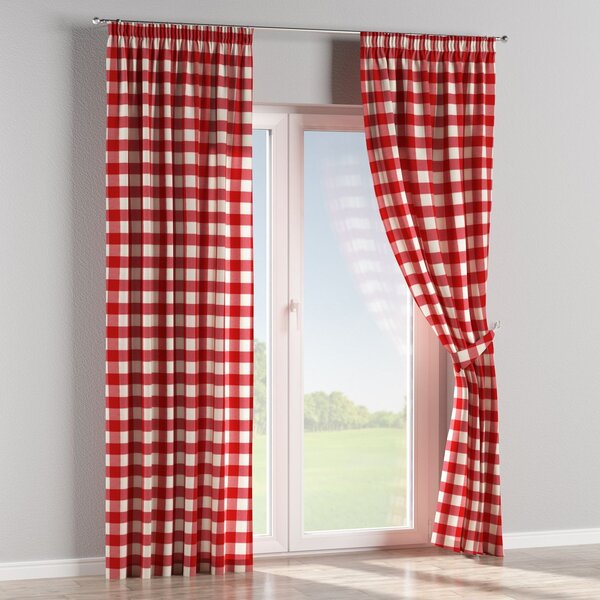 Pencil pleat curtain