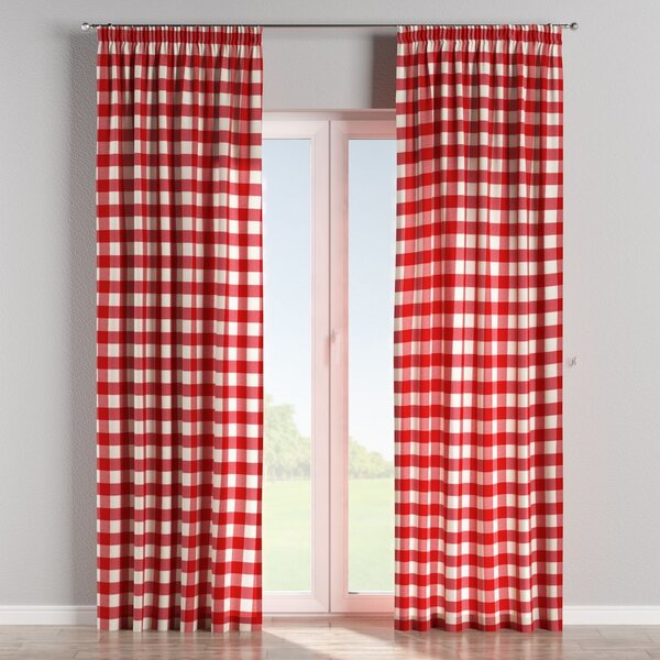 Pencil pleat curtain