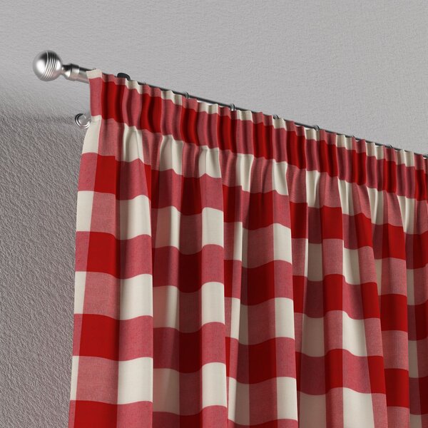 Pencil pleat curtain
