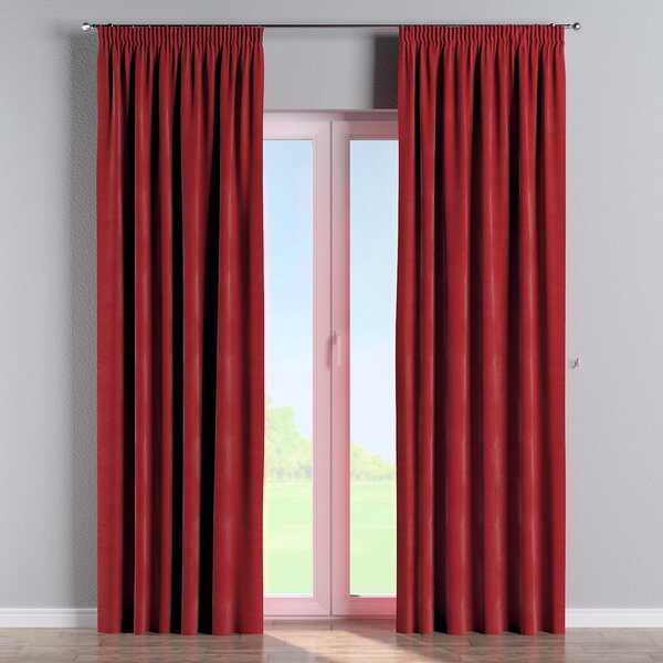 Pencil pleat curtain