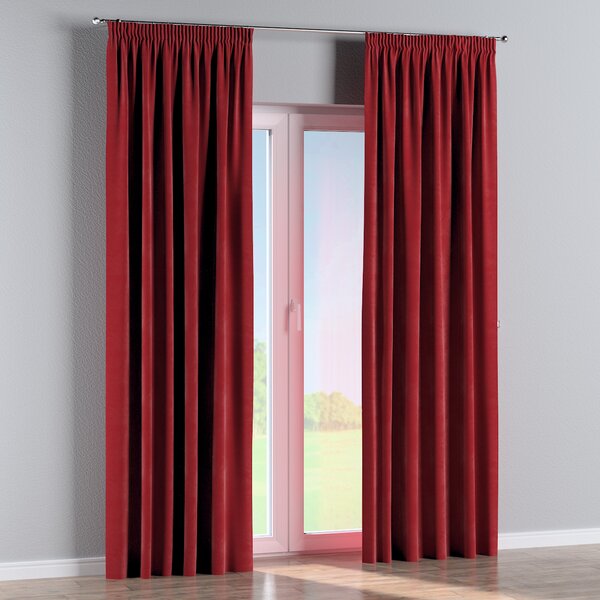 Pencil pleat curtain