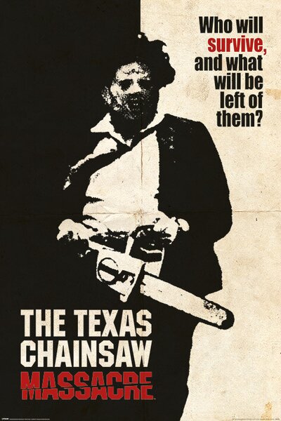 Poster Texas Chainsaw Massacre - Who Will Survive?, (61 x 91.5 cm)