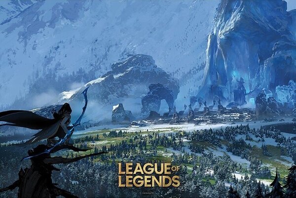 Poster League of Legends - Freljord, (91.5 x 61 cm)