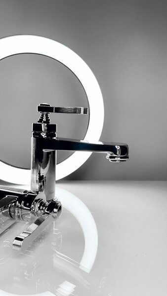 Bathroom faucet Rea Monaco Chrome High