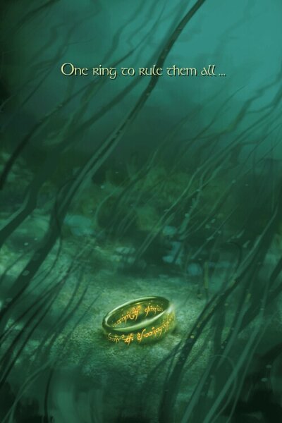 Art Poster The Lord of the Rings - One ring to rule them all, (26.7 x 40 cm)