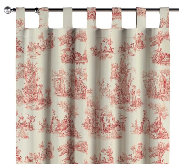 Tab top curtain