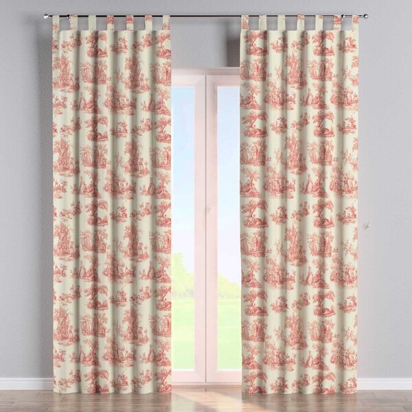 Tab top curtain