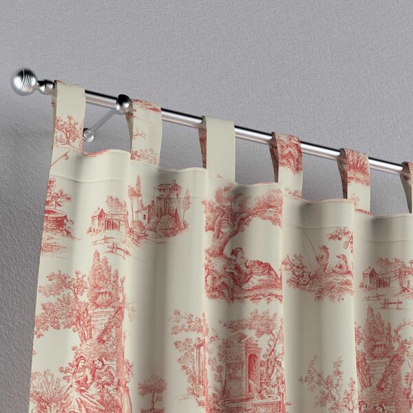 Tab top curtain