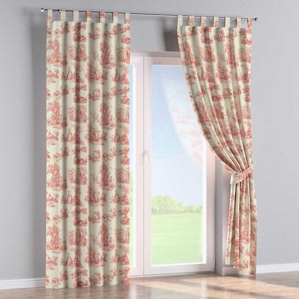 Tab top curtain
