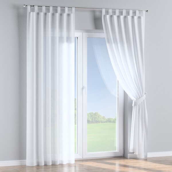 Tab top curtain
