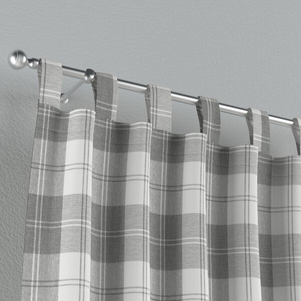 Tab top curtain